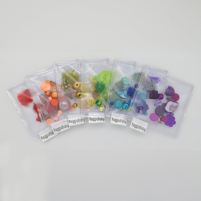 Clear Sensory Toy Rainbow Sets