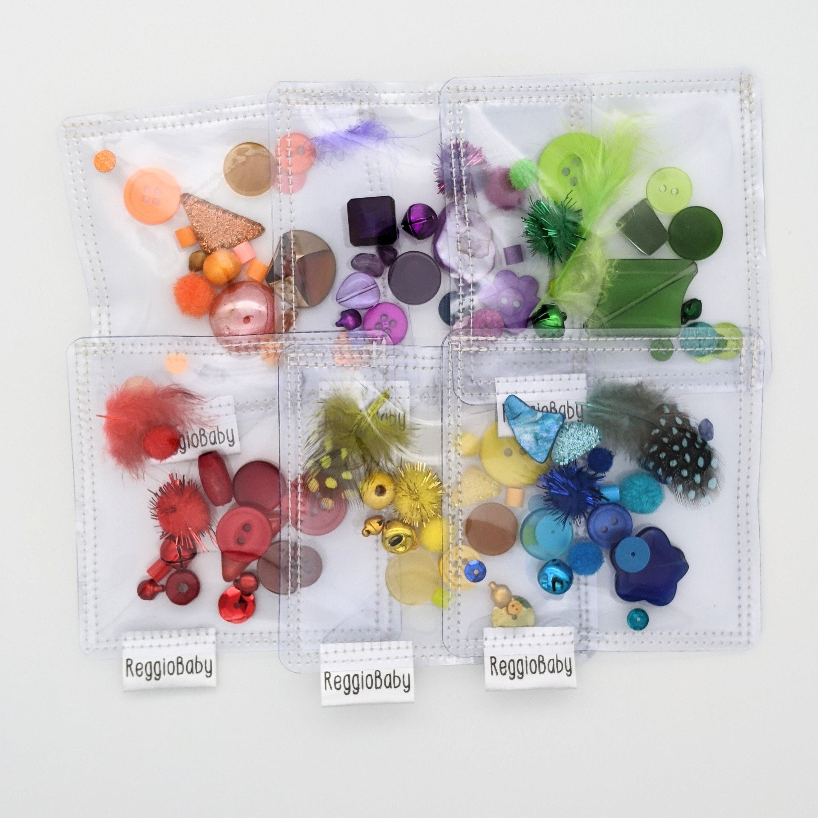 Clear Sensory Toy Rainbow Sets