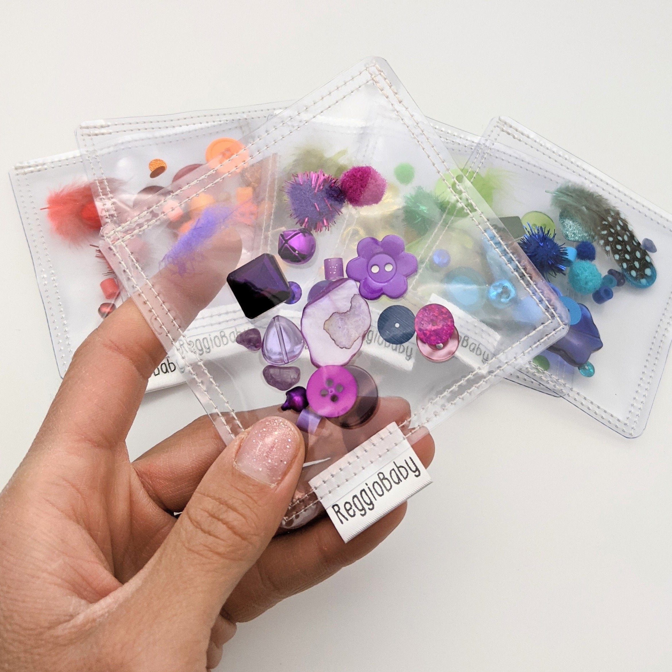 Clear Sensory Toy Rainbow Sets