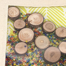 Load image into Gallery viewer, Large Sensory Toy with Tree Pieces and Glass Beads
