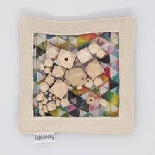 Load image into Gallery viewer, Large Sensory Toy with Wood Geometric Beads and Bells
