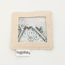 Load image into Gallery viewer, Mini Sensory Toy with Nuts and Bolts
