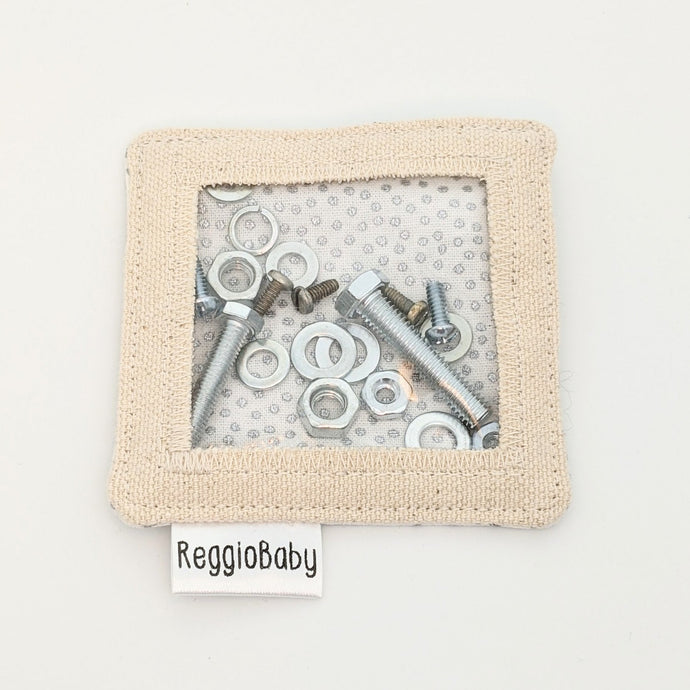 Mini Sensory Toy with Nuts and Bolts