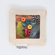 Load image into Gallery viewer, Mini Sensory Toy with Wood Beads and Feathers
