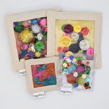 Load image into Gallery viewer, Multi-Pack Sensory Toys with Natural Materials, or Colorful and Sparkly Materials
